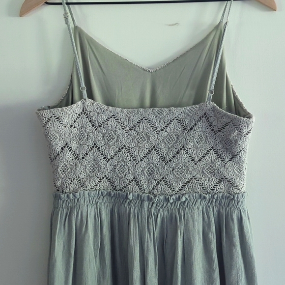 Gray maxi dress, size medium. - Picture 3 of 4